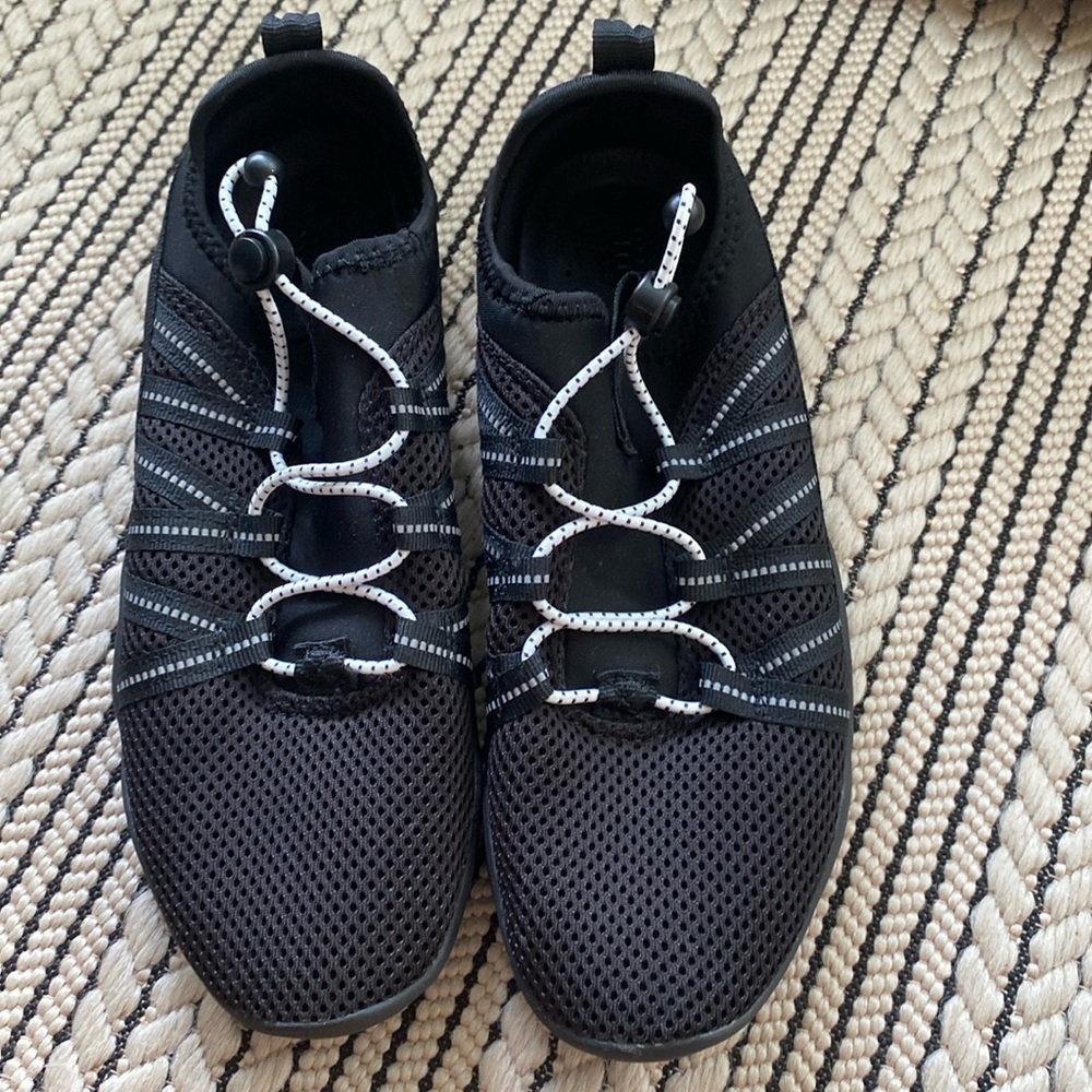 All in Motion Black and White Slip-On water shoes size 7 NEW